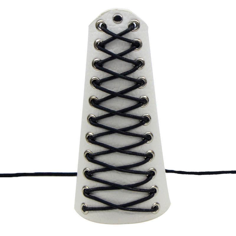 Leather Wax Rope Wrist Strap Archery Armband Bracelets