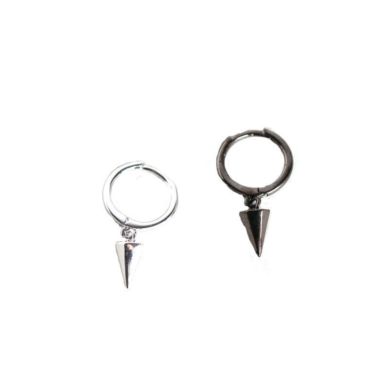 Women's Sterling Sier Minimalist Ear Clip Geometric Earrings