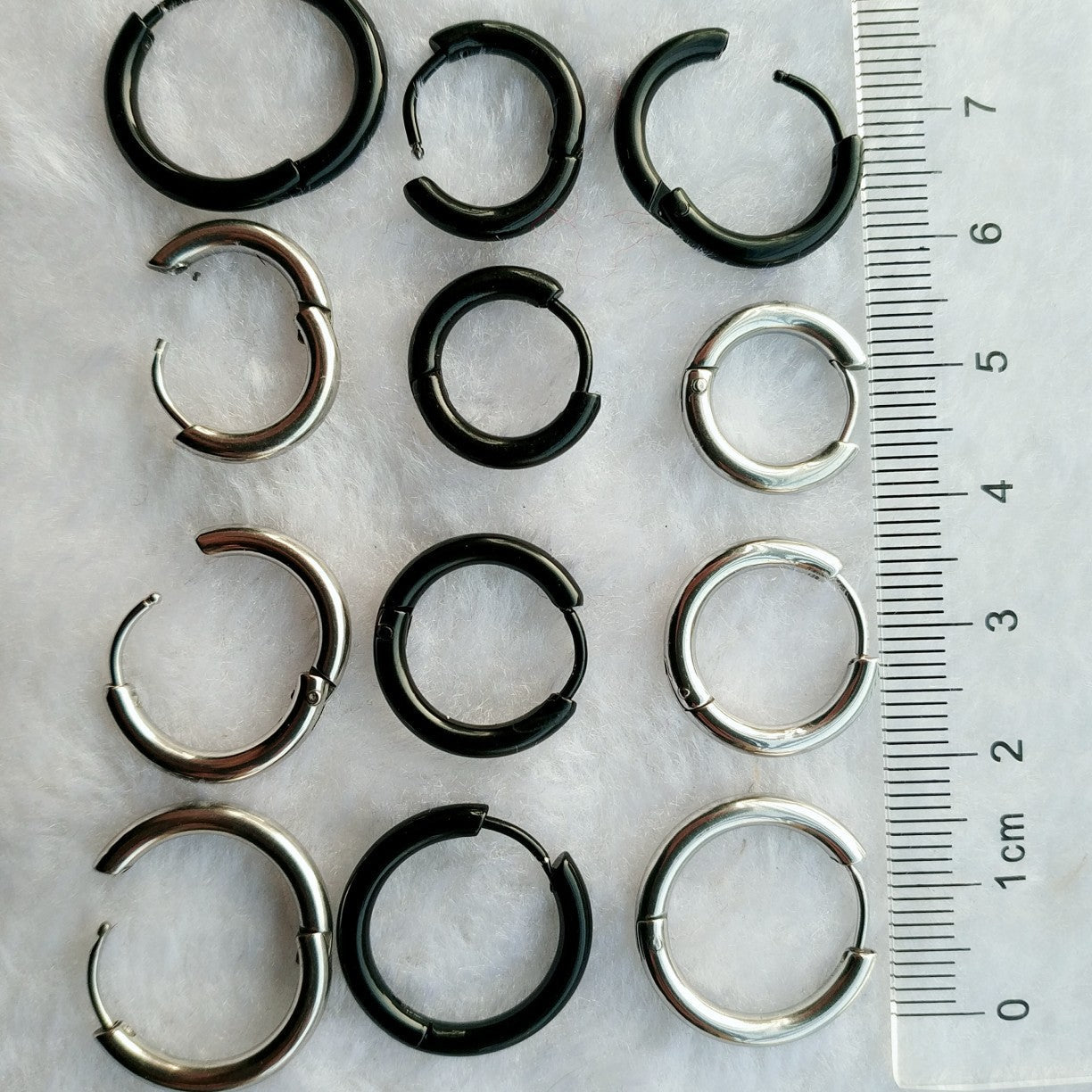 Thick Titanium Steel Hipster Accessories Versatile Earrings