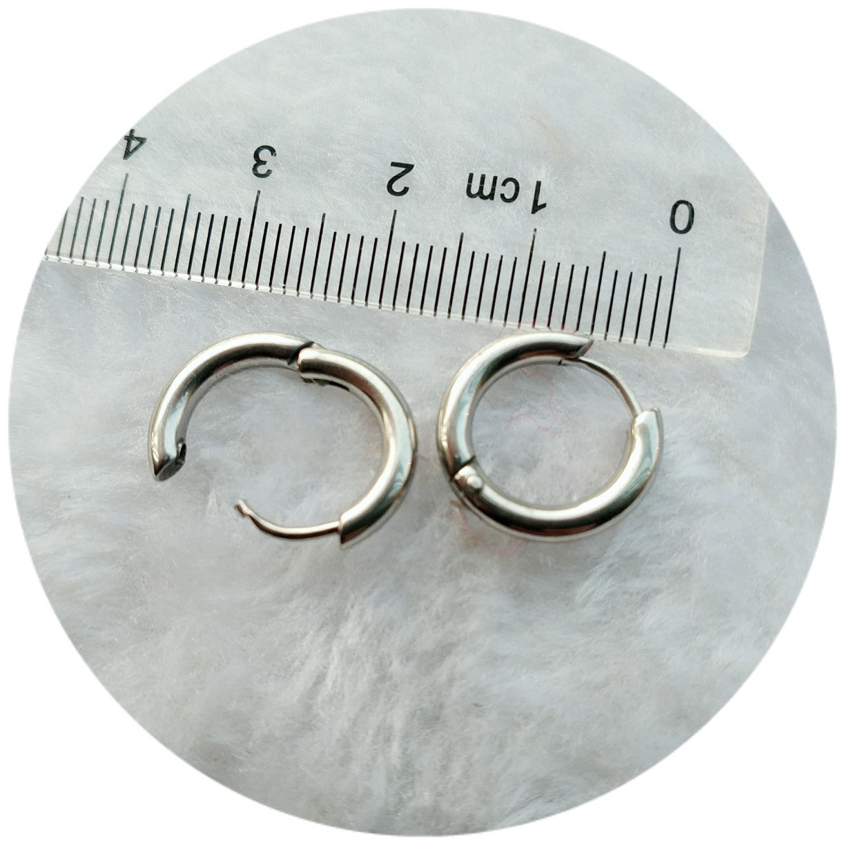 Thick Titanium Steel Hipster Accessories Versatile Earrings
