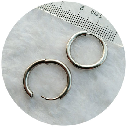 Thick Titanium Steel Hipster Accessories Versatile Earrings