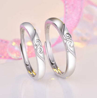 Women's & Men's & Of The Incantation Golden Hoop Rings