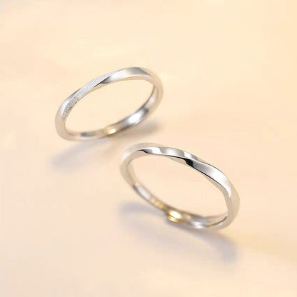 Couple Light Luxury Simple High Sense Rings