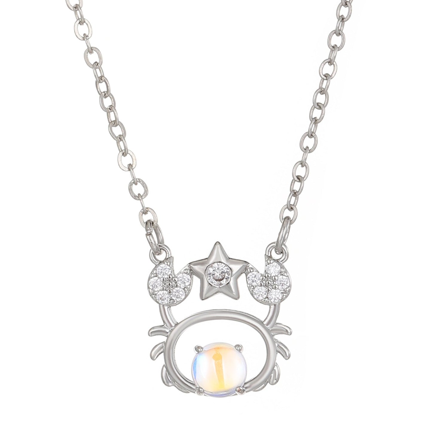 Female Graceful Personality Copper Diamond Studded Necklaces