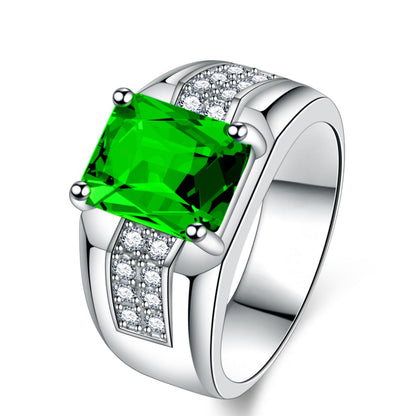 Men's Sapphire Zircon Trendy Fashionable Man Business Rings