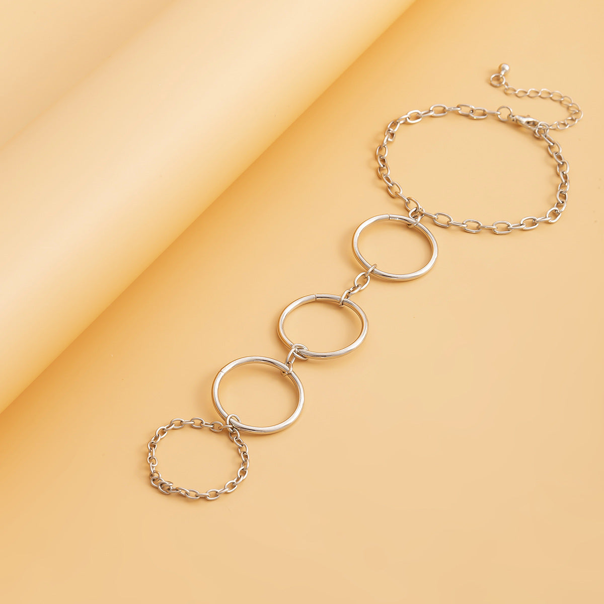 Punk Geometric Hollow Finger Personality Simple Bracelets