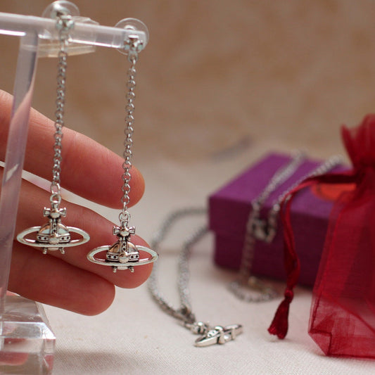 Super Anime Peripheral Simple Saturn Ufo Earrings