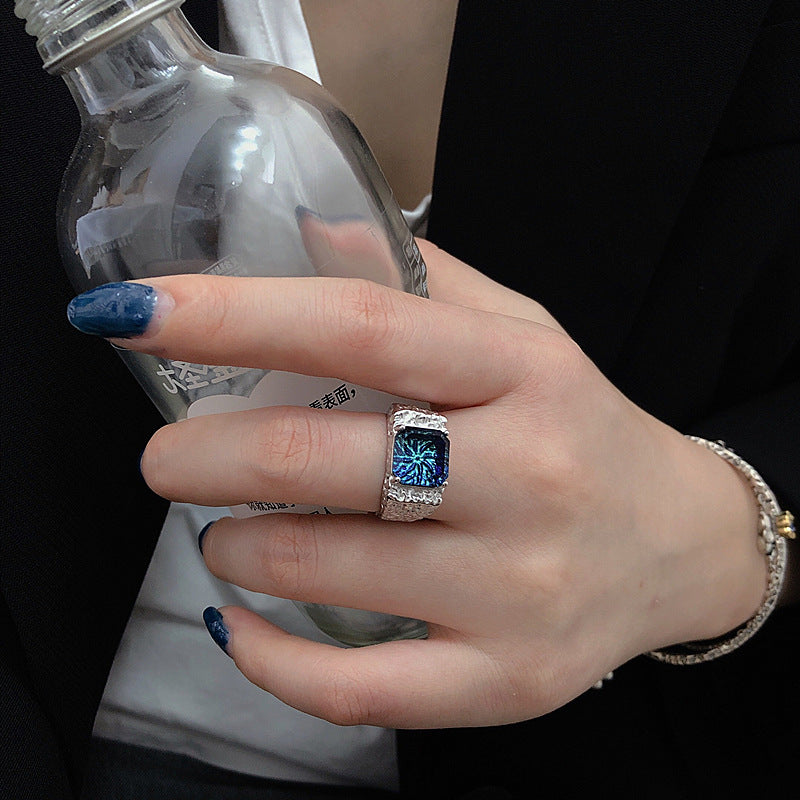 Open Female Irregular Trendy Cool Index Rings