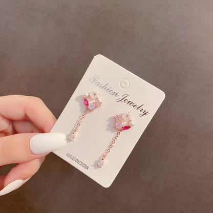 Female Simple Graceful Metal Quality Street Earrings