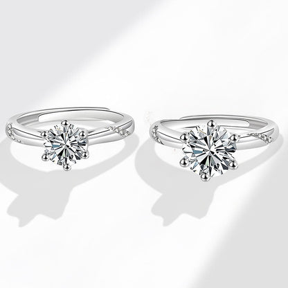 Eight Hearts And Arrows Female Karat Rings