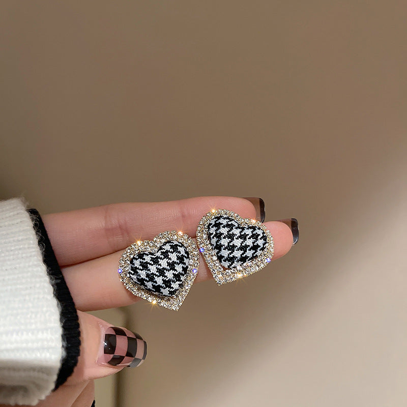 Women's Sier Love Heart Special Interest Elegance Retro Rings