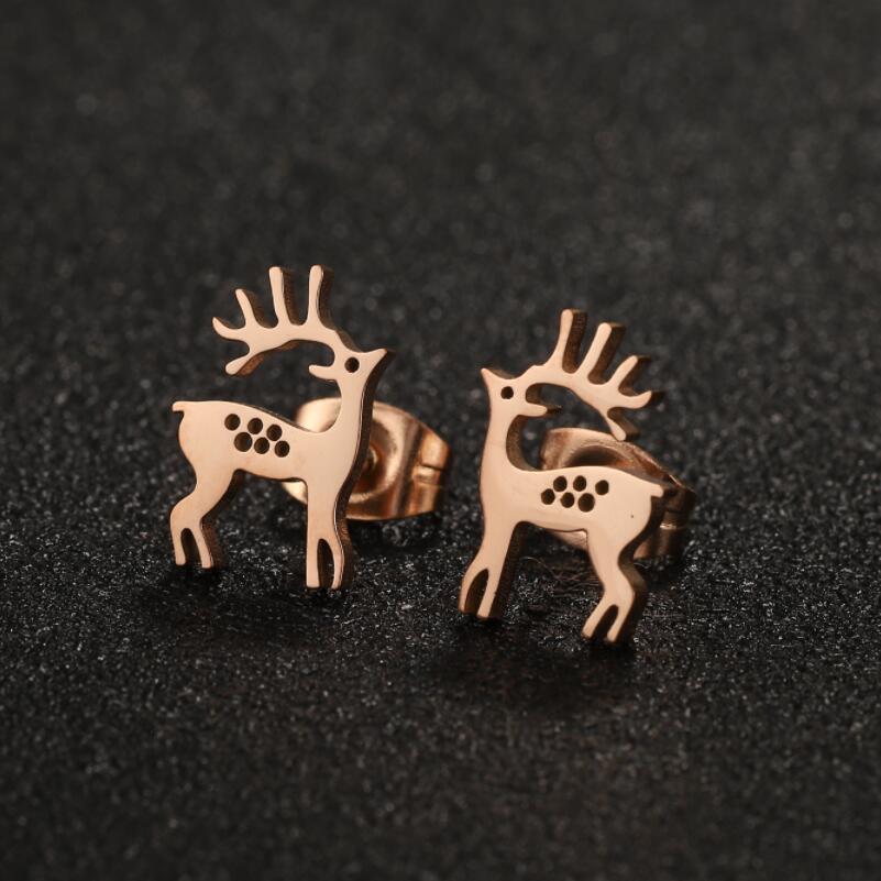 Antlers Simple And Compact Fresh Version Earrings
