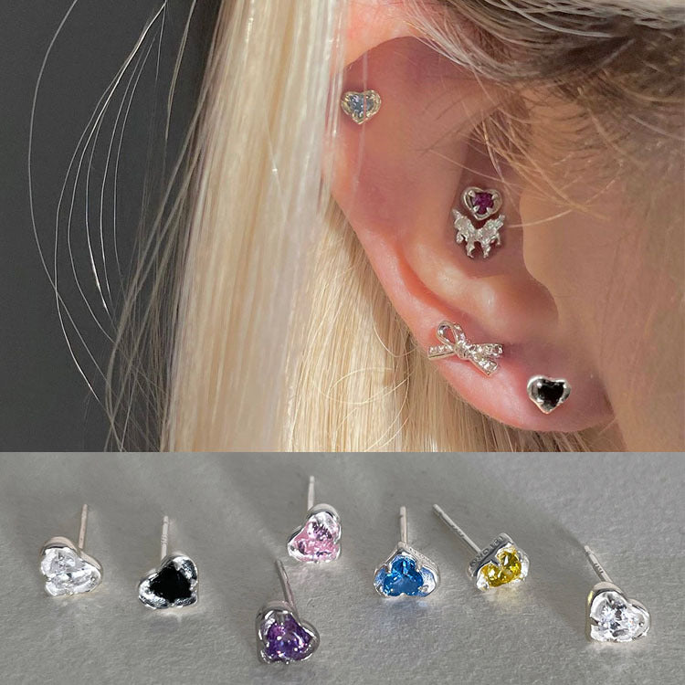 Women's Ear Bone High-grade Design Colorful Zircon Earrings