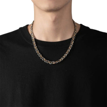 Men's Cuban Titanium Steel Niche Design Clavicle Chain Necklaces