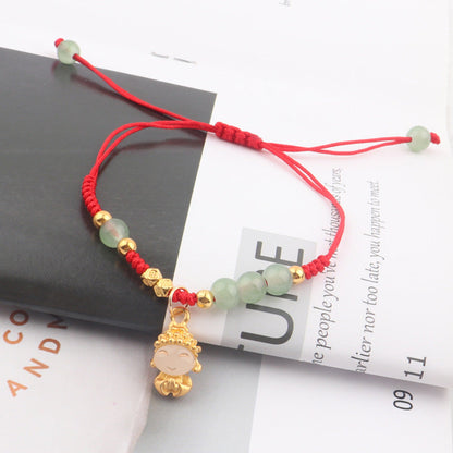 Dragon Red Rope Live Broadcast Hand-woven Bracelets