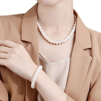 Mai Ni Pearl White Light Luxury Necklaces