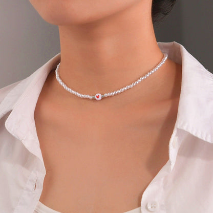 Heart Clavicle Chain Neck Elegant Graceful Necklaces