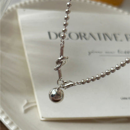 Women's Knotted Small Balls Minimalist Fashion Exquisite And Versatile Necklaces