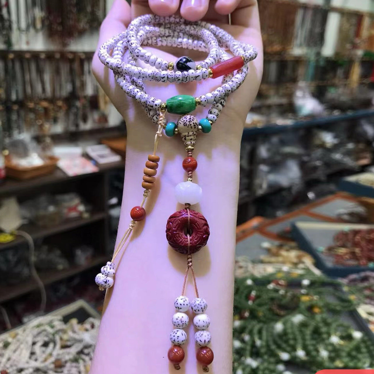 Gold Seed Bodhi Ethnic Style Cultural Artifact Bracelets