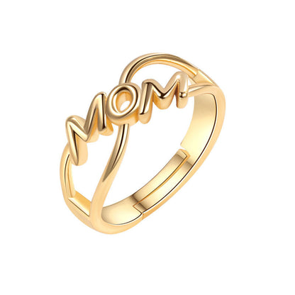 Ornament Mother's Day Gift Birthday Open-end Rings