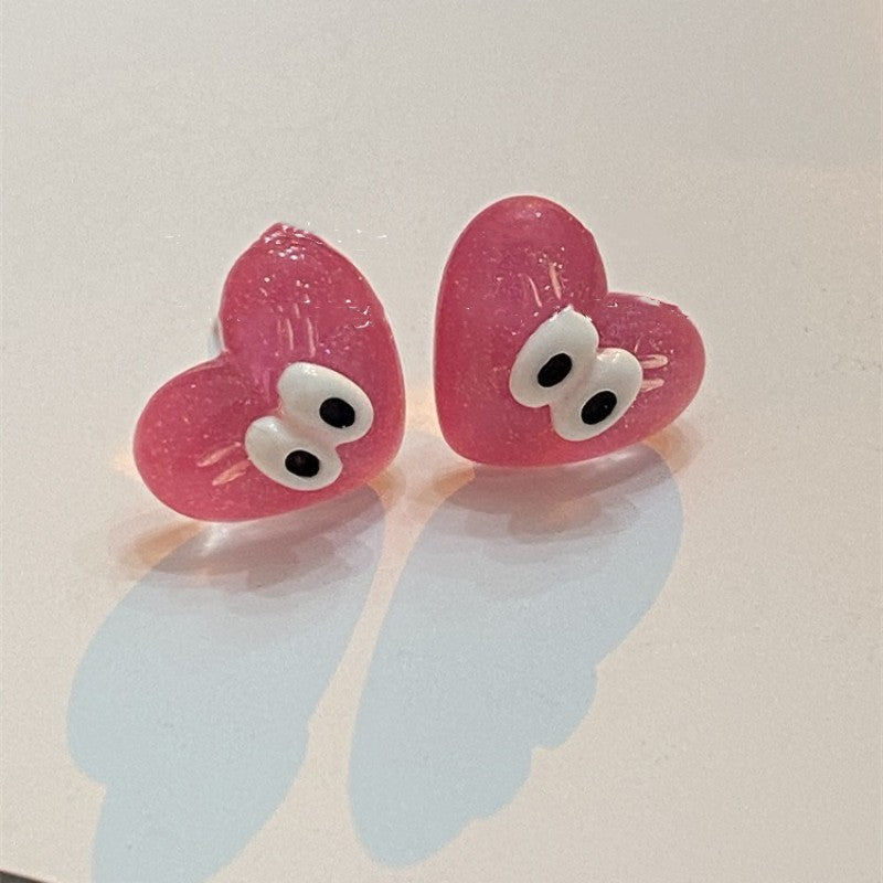 Women's Cute And Compact Lightning Jelly Niche Earrings