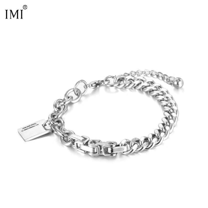 Men's Steel Trendy Couple Accessories Hand Jewelry Bracelets