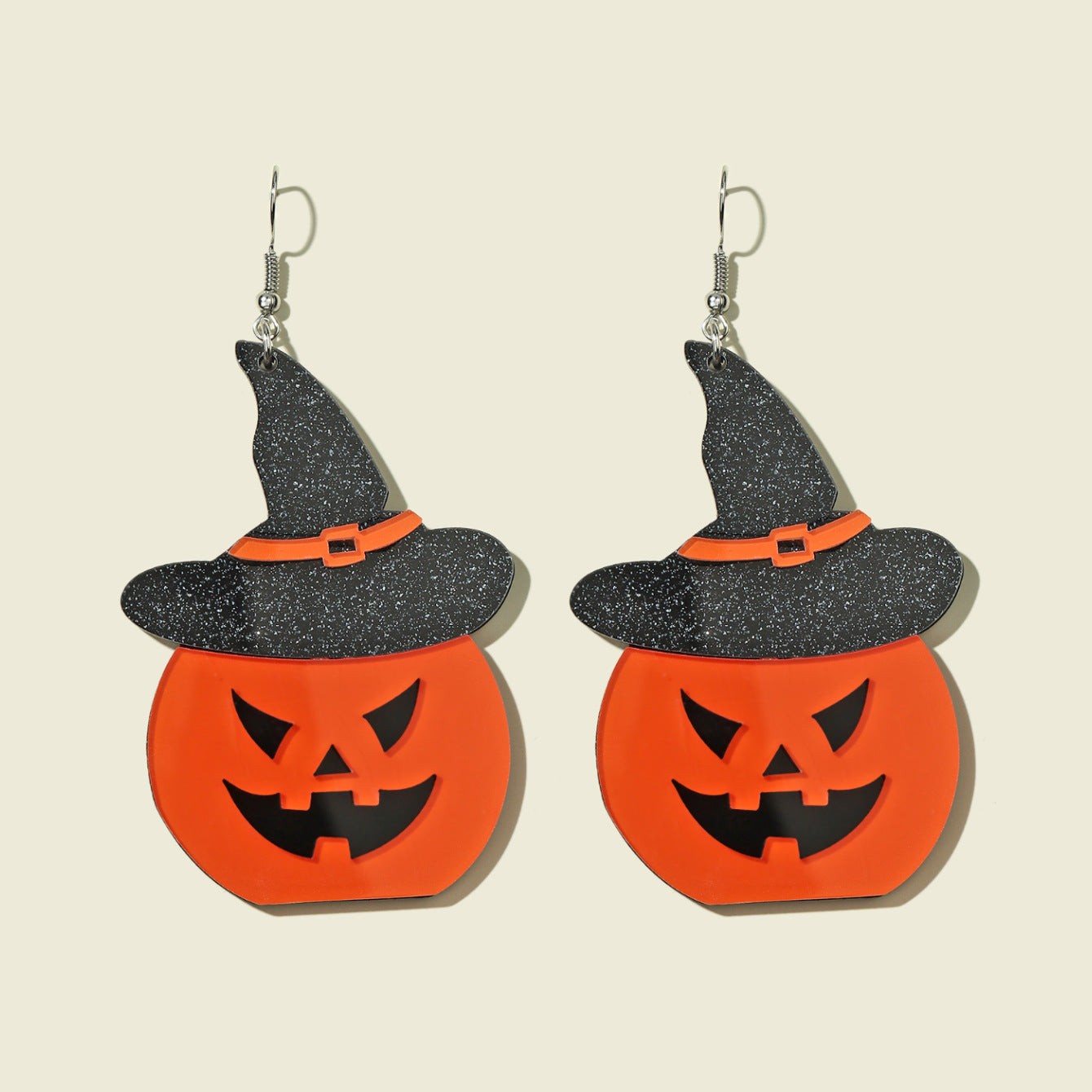 Women's Halloween Cartoon 3d Cute Funny Pumpkin Earrings