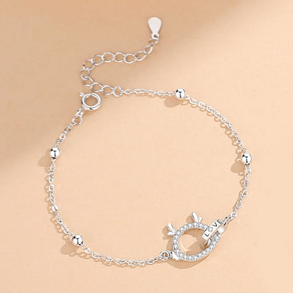 Women's Sier Life Chinese Clavicle Chain Micro Necklaces