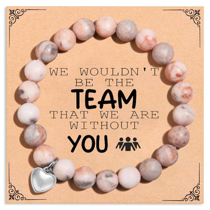 Gift Rhodochrosite Stone Handmade Beaded Amethyst Bracelets