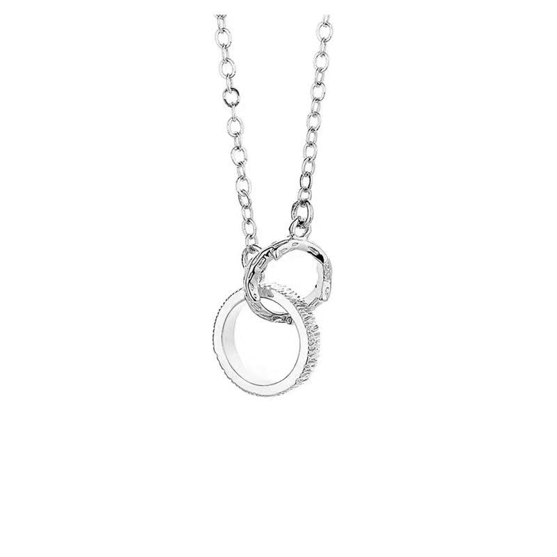 Pair Niche Design Mountain Pendant Clavicle Necklaces