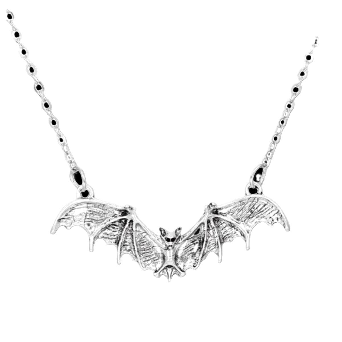 Women's & Men's & Dark Goth Wind Bat Pendant Clavicle Chain And Necklaces