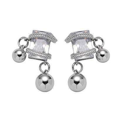Women's Ball Sier Needle Elegant Hot High-grade Earrings