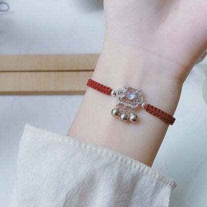 Safety Lock Sier Long Life Moonstone Bracelets