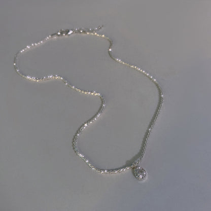 Zircon Pendant Female Light Luxury Minority Necklaces