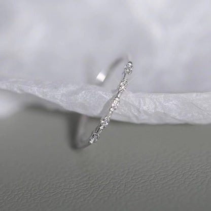 Women's Shiny Diamond Niche High Sense Index Rings