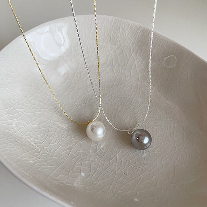 Pearl Pendant Female Niche Retro Personality Necklaces
