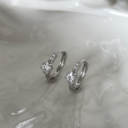 Women's Exquisite And Small Zircon Ear Design Earrings