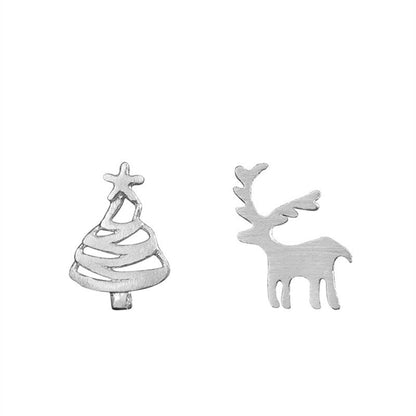 Sier Female Simple And Compact Delicate Earrings