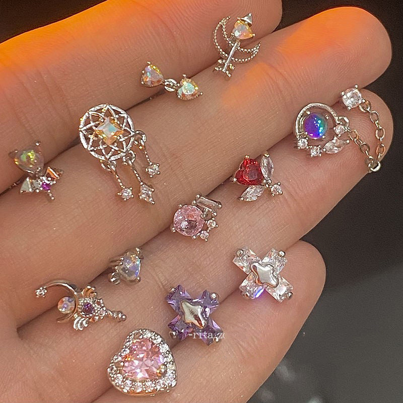 Pin Flash Whole Love Super Fairy High Earrings