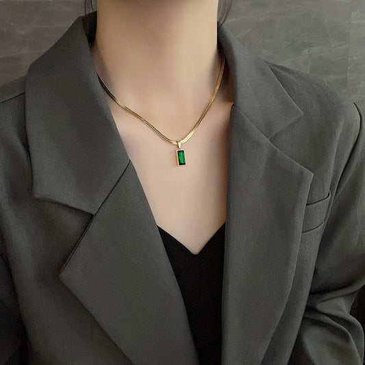 Female Summer Clavicle Chain Light Luxury Necklaces
