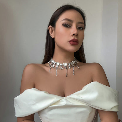 Niche Design Light Luxury Full Diamond Necklaces