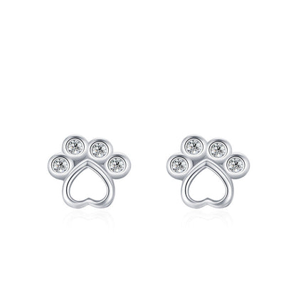 Women's Foot Print For Korean Style Fresh Earrings