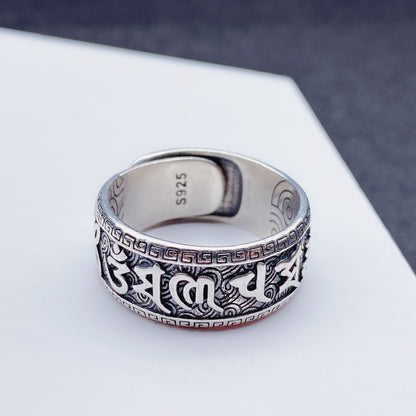 Women's & Men's & Thai Sier Personalized Hip Hop Hipster Domineering Rings