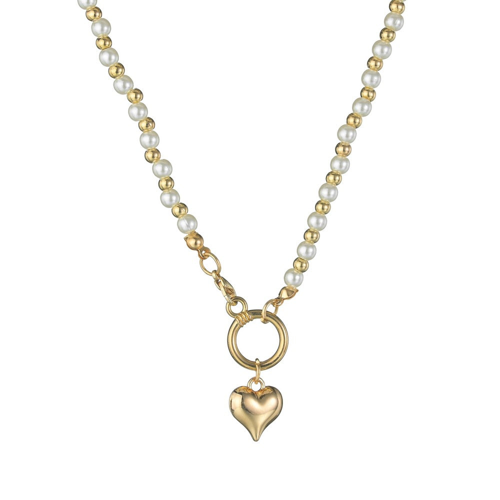 Fashion Alloy Peach Heart Pendant Simple Necklaces