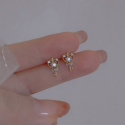 Women's Light Luxury Simple Inlaid Zircon Small Rings