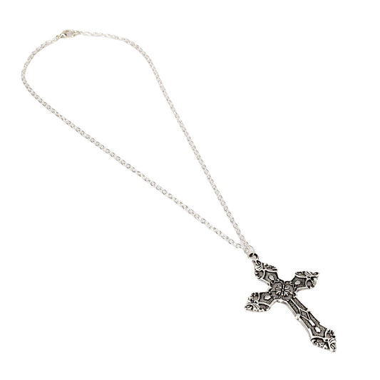 Baroque Cross Vintage Bohemian Madonna Pendant Necklaces
