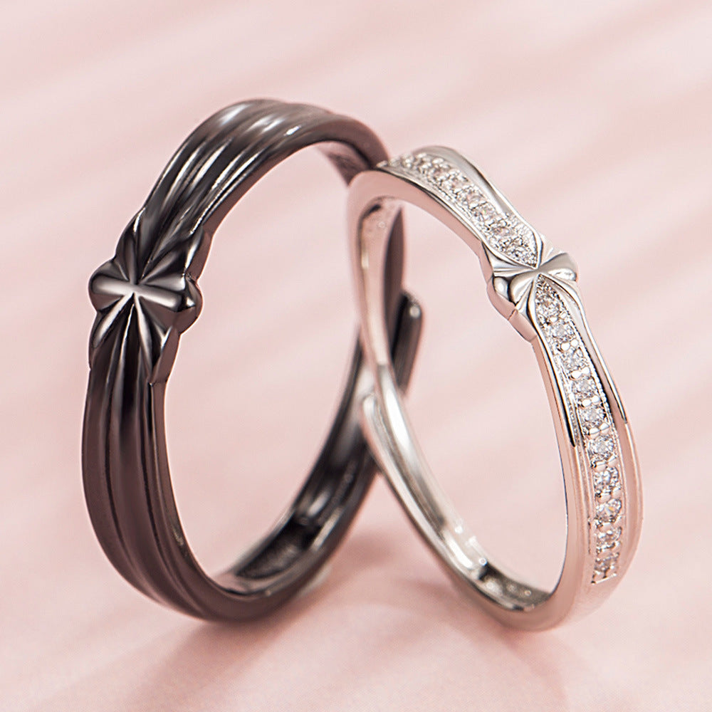 Princess And Knight Couple Gift Simple Rings