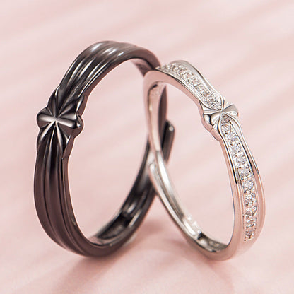 Princess And Knight Couple Gift Simple Rings