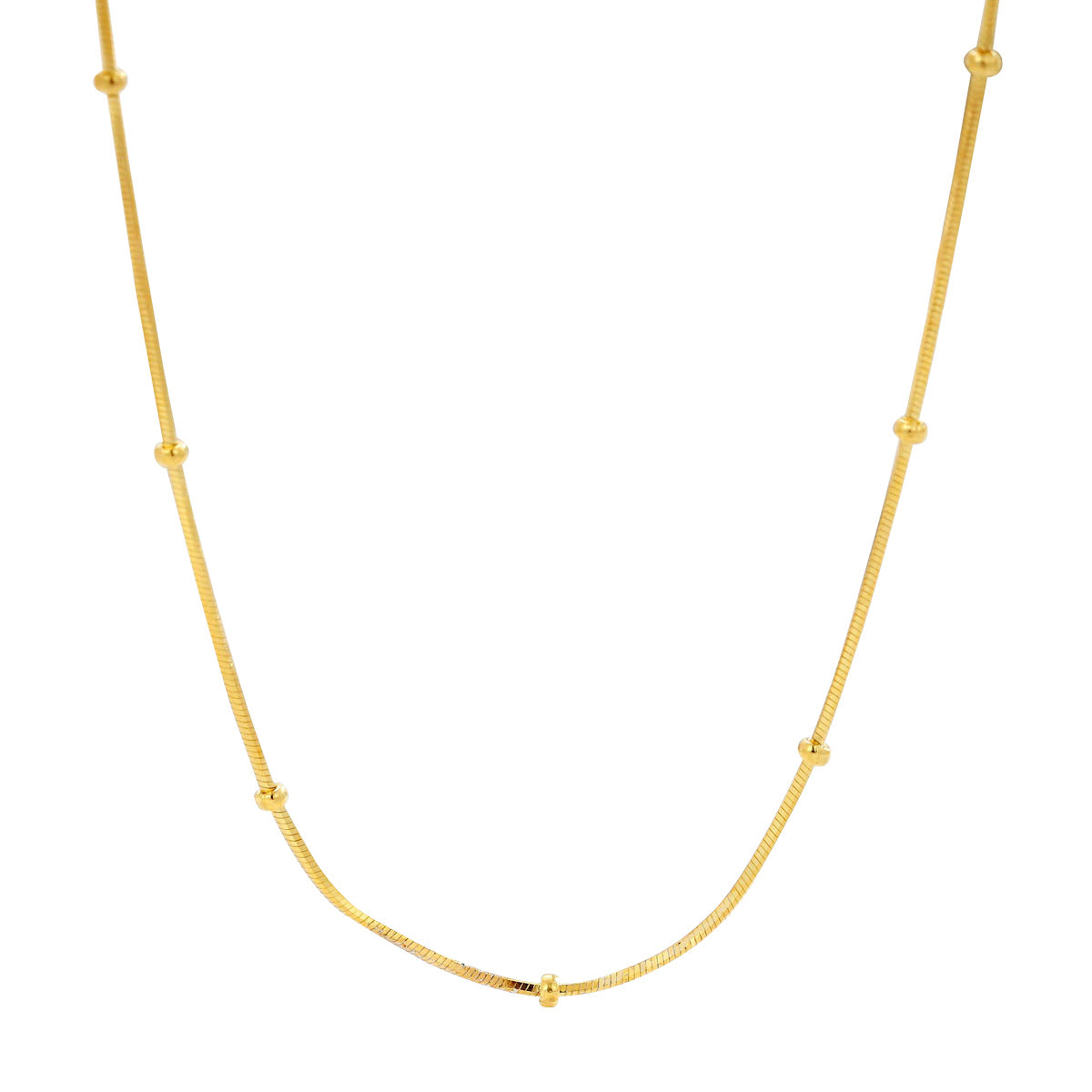 Beads Snake Bone Temperamental Minority High Sense Necklaces