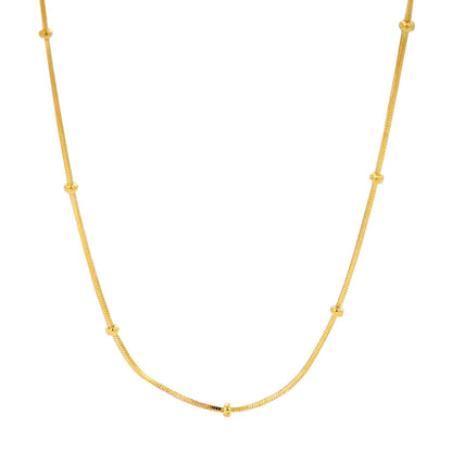 Beads Snake Bone Temperamental Minority High Sense Necklaces